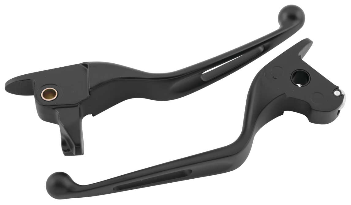 BC Black Vortex Brake And Clutch Hand Lever Set for Harley Touring FLH FLT 1