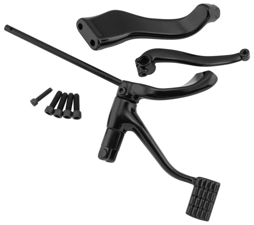 BC Black Mid Control Kit 2" Forward for Harley Sportster 883-1200 1