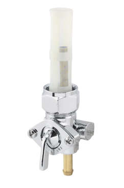 BC Late Style Petcock 90 Deg Outlet Down Brass Filter 2