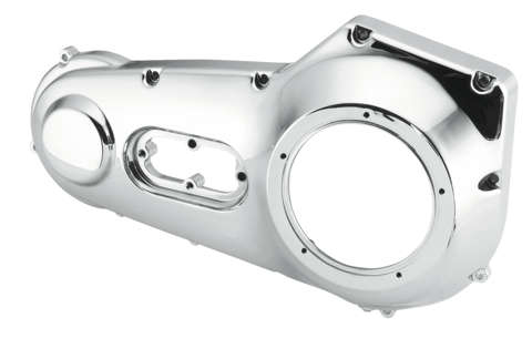 BC Chrome Outer Primary Clutch Cover for Harley Softail Dyna FXST FLST FXD 2