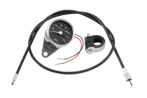 BC Custom Mini Speedometer Kit 2:1 Ratio 2