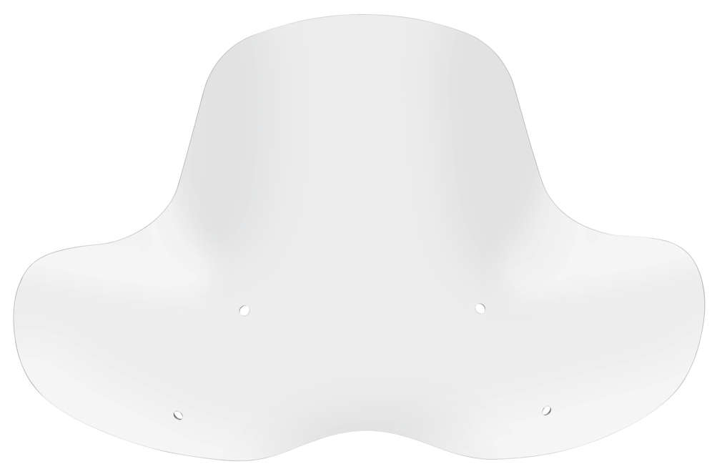 Quadboss Quick Release Clear PolyCarbonate Windshield 1