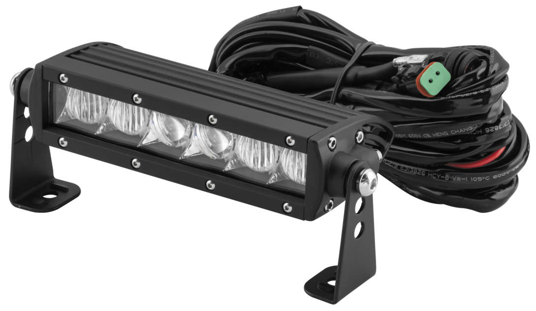 Quadboss 6.5in Single Row LED Accent Light Bar