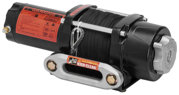 Quadboss 2,500 lbs Winch w Dyneema Rope 2