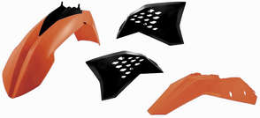 Acerbis Plastic Fender Body Kit Orange Black