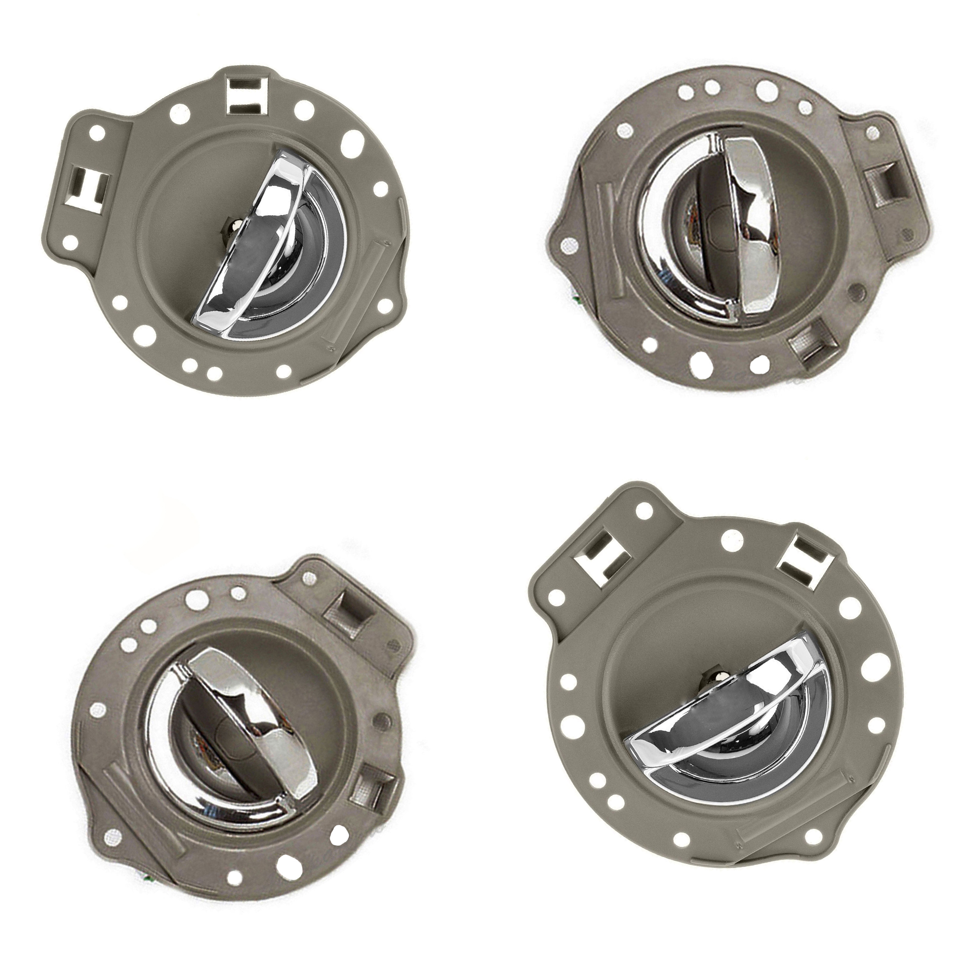 Inside Door Handle For Jeep Commander 20062010 Khaki with Chrome Lift