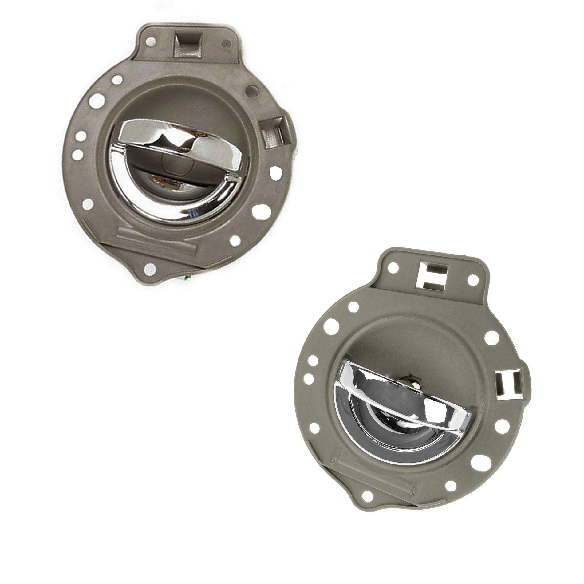 Inside Door Handle 2PCS For Jeep Commander 20062010 Khaki with Chrome