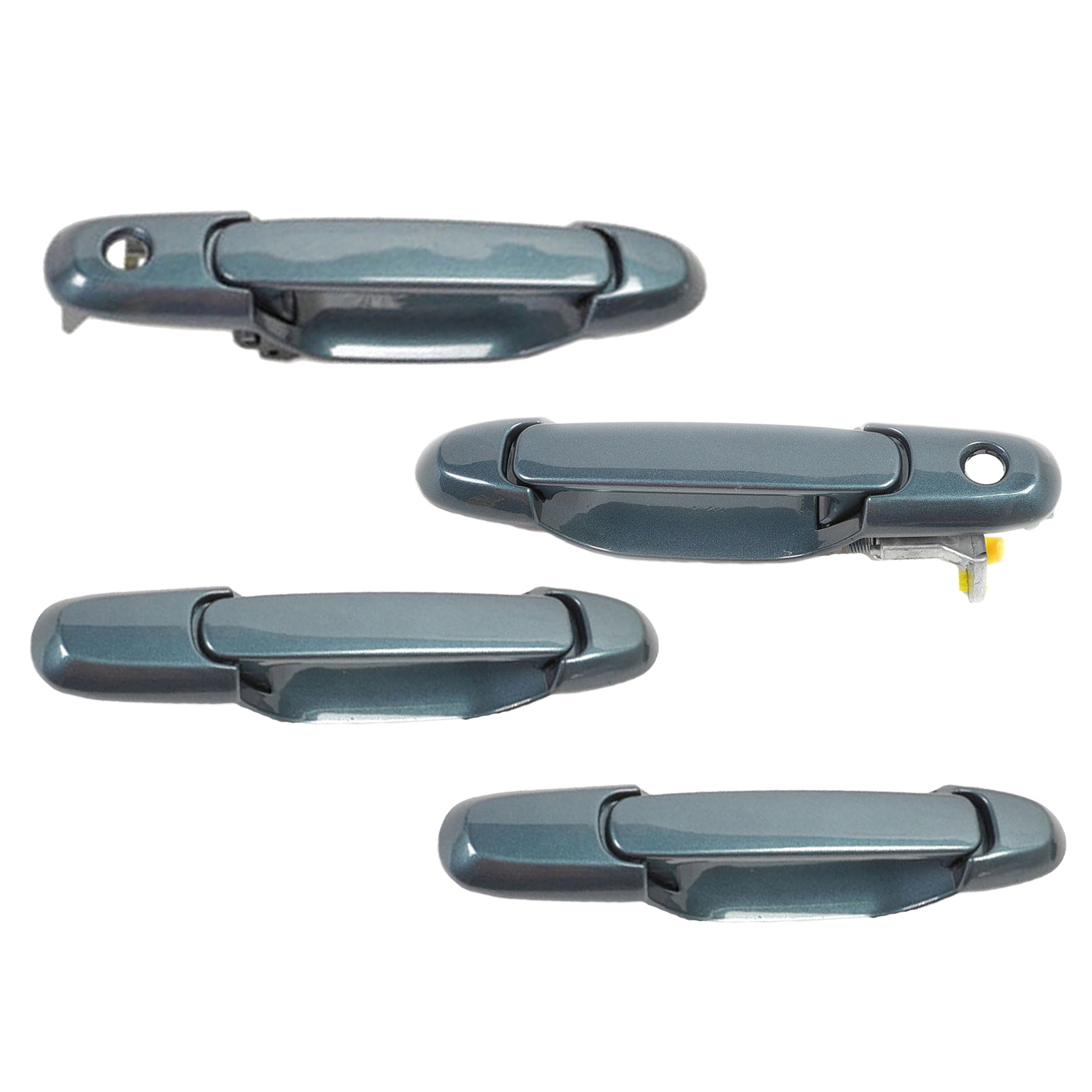 Outside Door Handle For 98-2003 Toyota Sienna Sailfin Blue Pearl 8N7 Front Right
