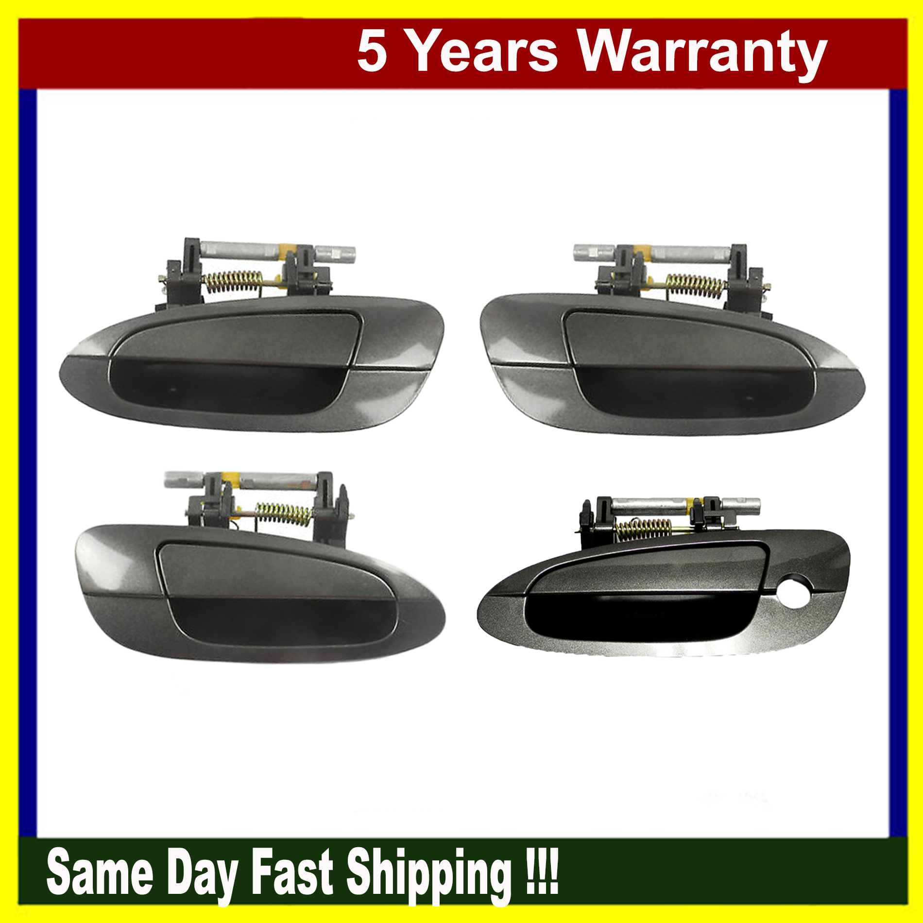 Smoke Tinted Window Rain Guards / Vent Shades For 2002-2006 Nissan Altima Sedan (4-Piece Set) - No Drilling, Self-Adhesive 13 thumbnail image