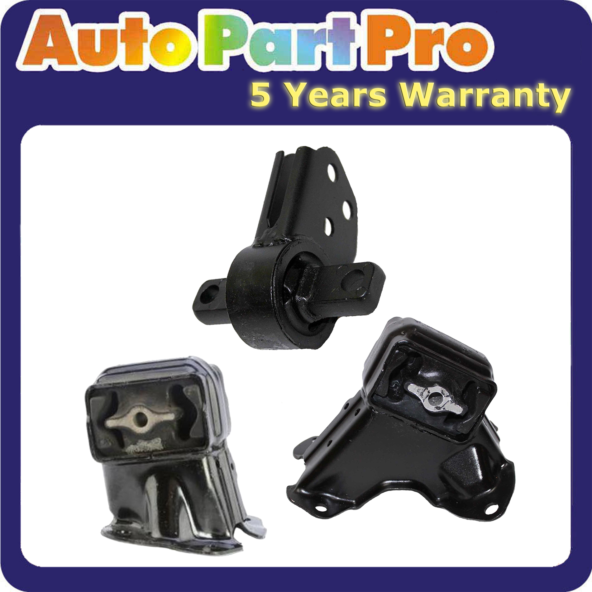 Set 3pcs Engine Motor Mount For 5528 5529 5541 Jeep Commander Grand Cherokee 3.7