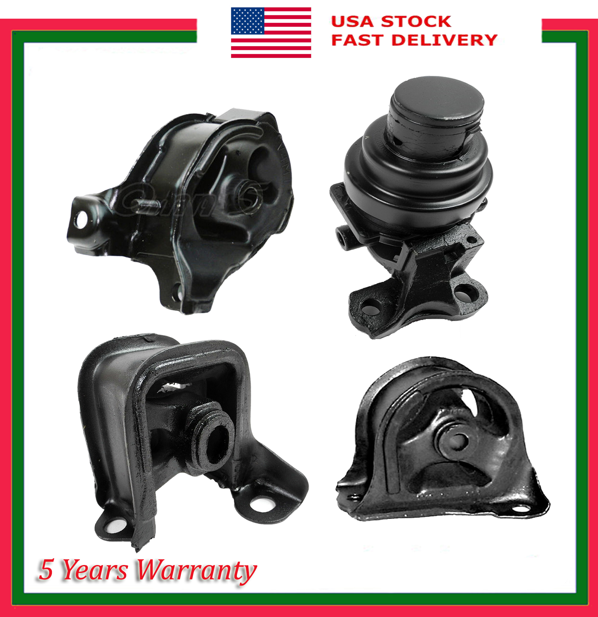 Auto Parts and Vehicles Mount Set for 19901993 Honda Accord 2.2L LX