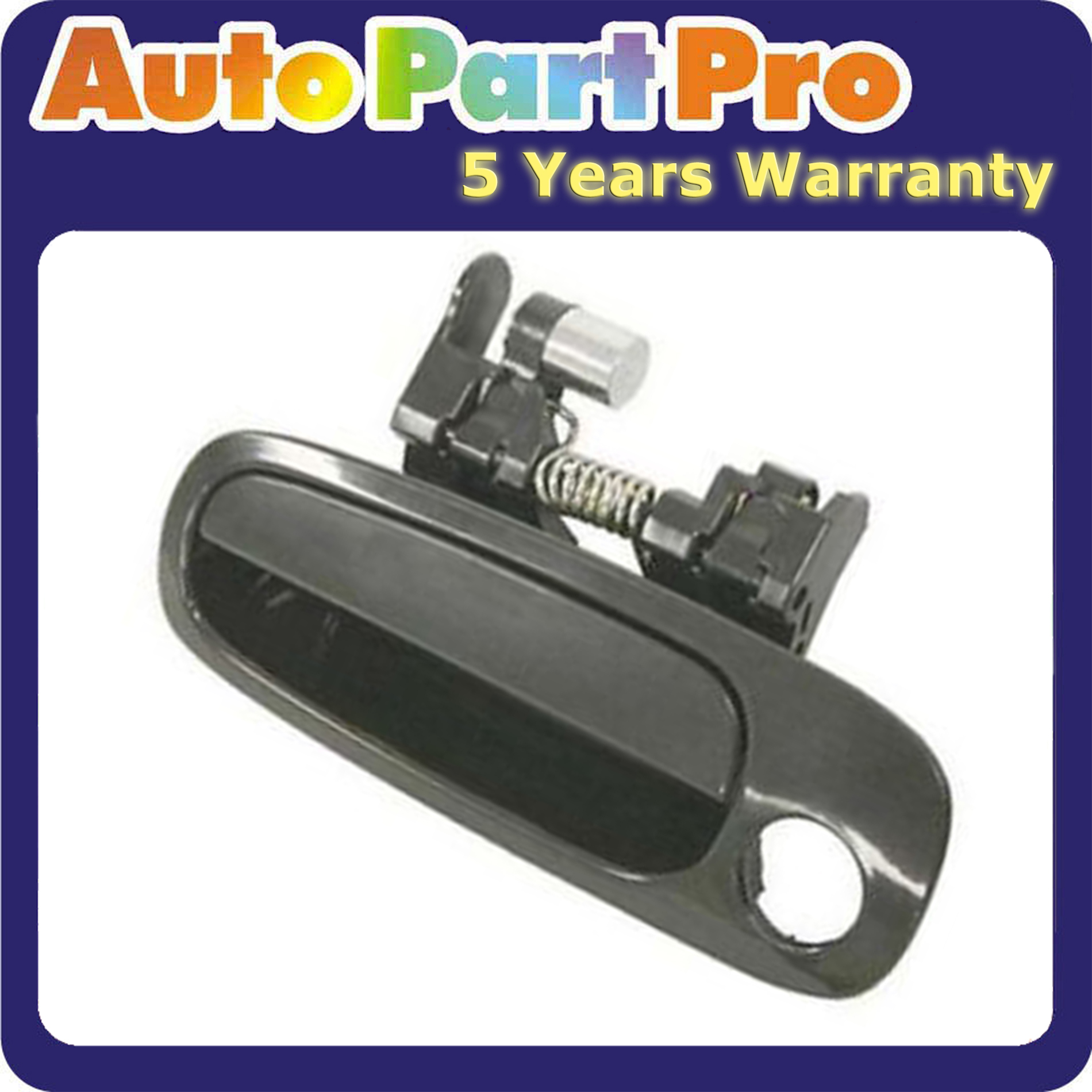 Outer Door Handle 2PCS Front For Toyota Corolla 1998-2002 Non-Painted