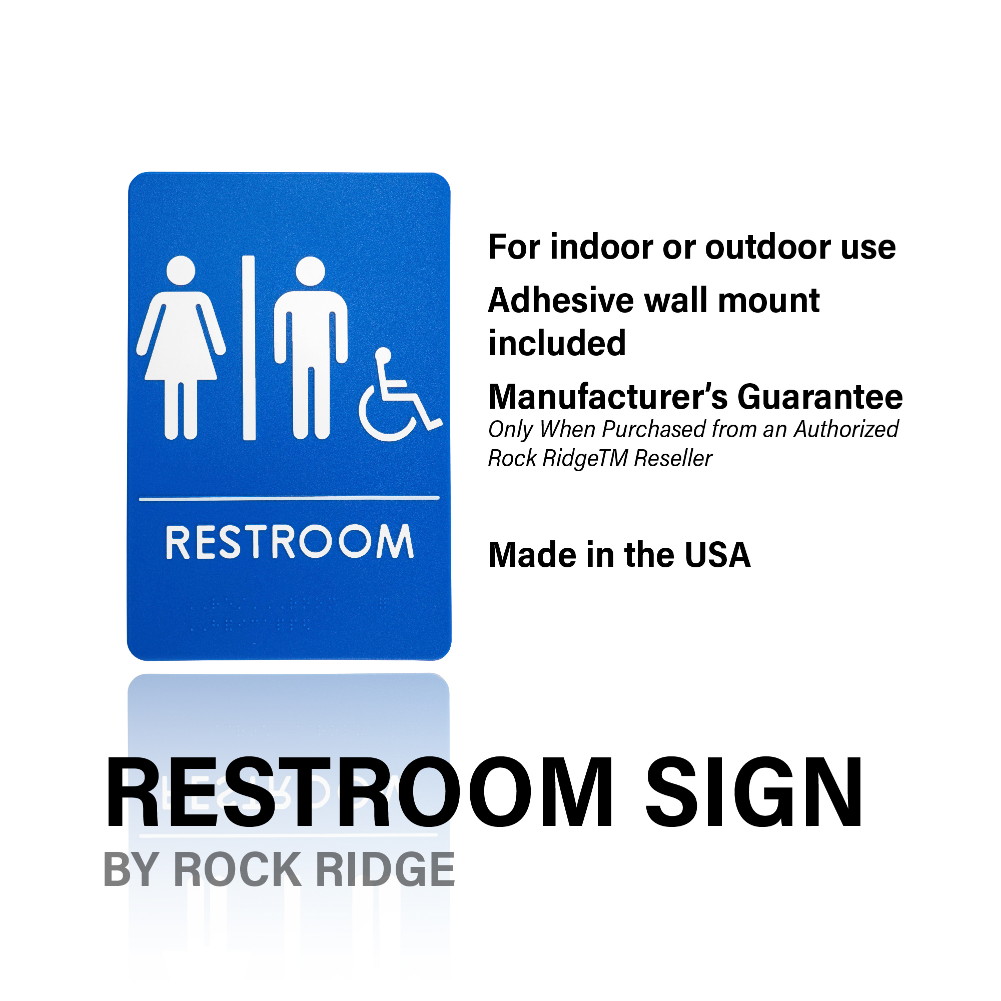 CGSignLab 8x3 Employees Only 5-Pack Ghost Aged Blue Premium Acrylic Sign