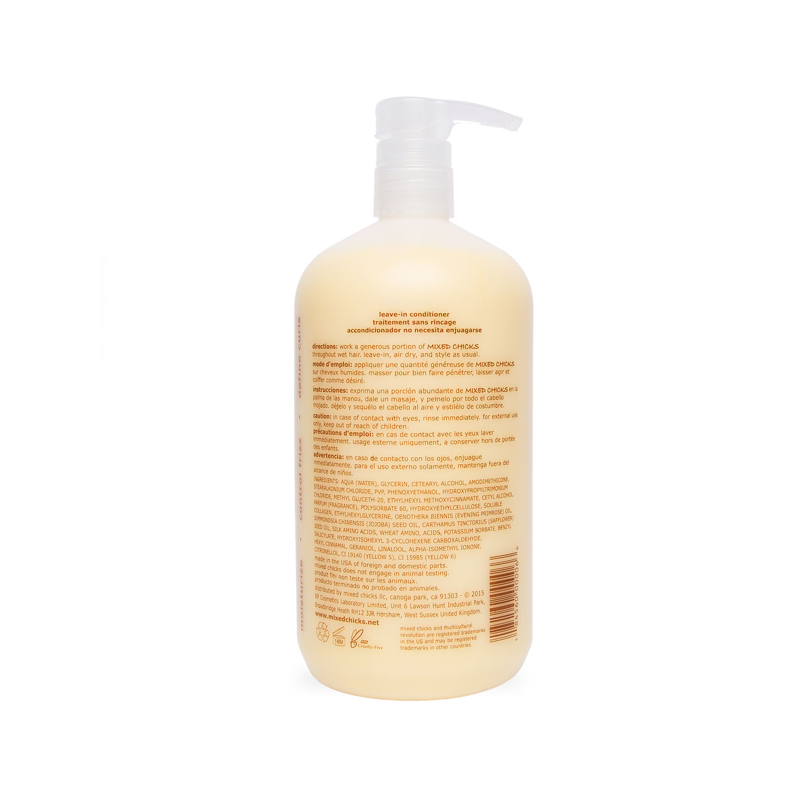 Mixed Chicks Leavein Conditioner for frizz blocking and curl