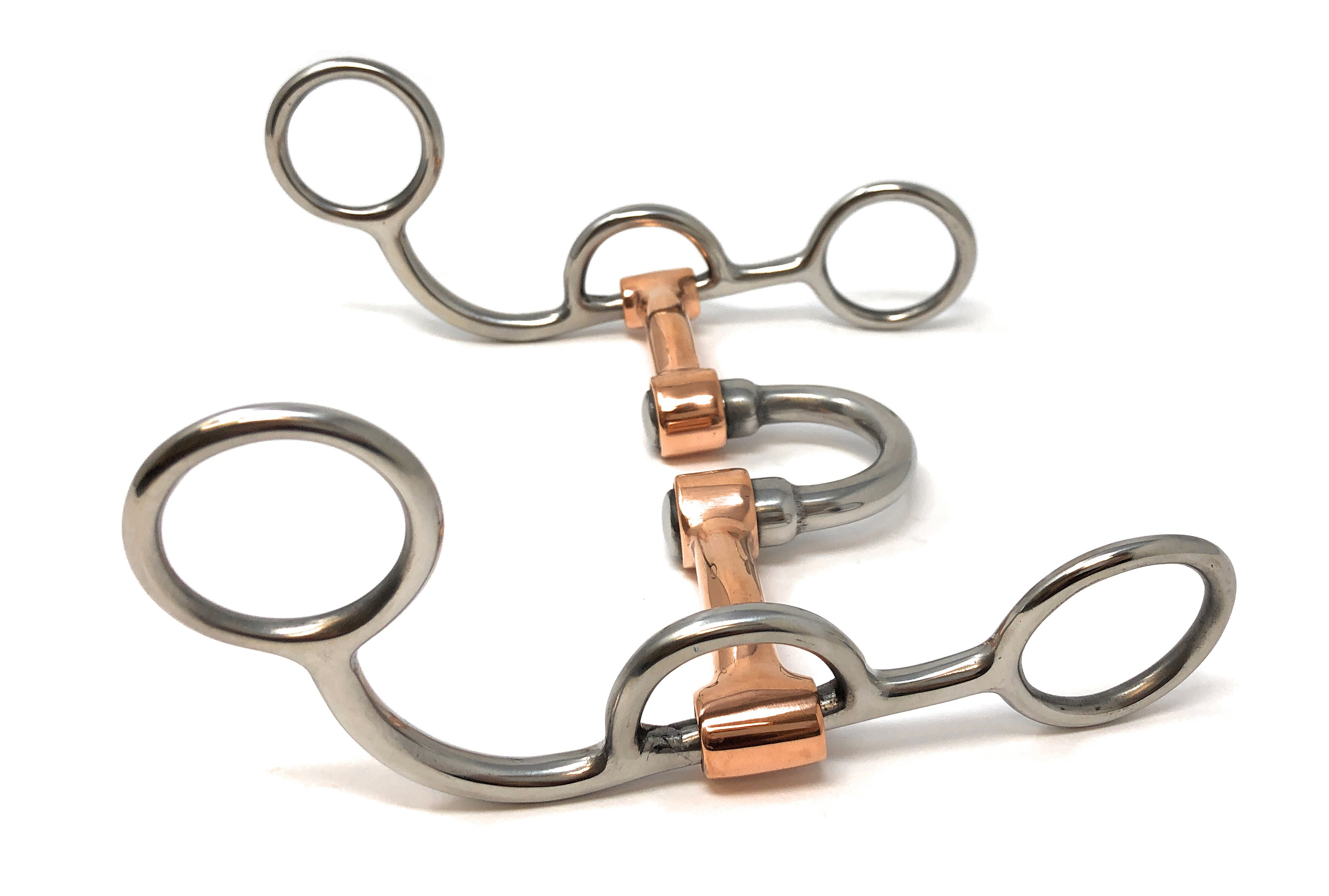 Short Shank Argentine Correction Copper Mouth Horse Bit Stainless Steel