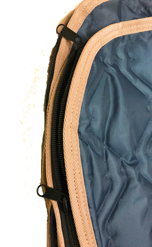 Western Horse Saddle Carrier Cover Bag Large Poly Fill 420D Padded Navy