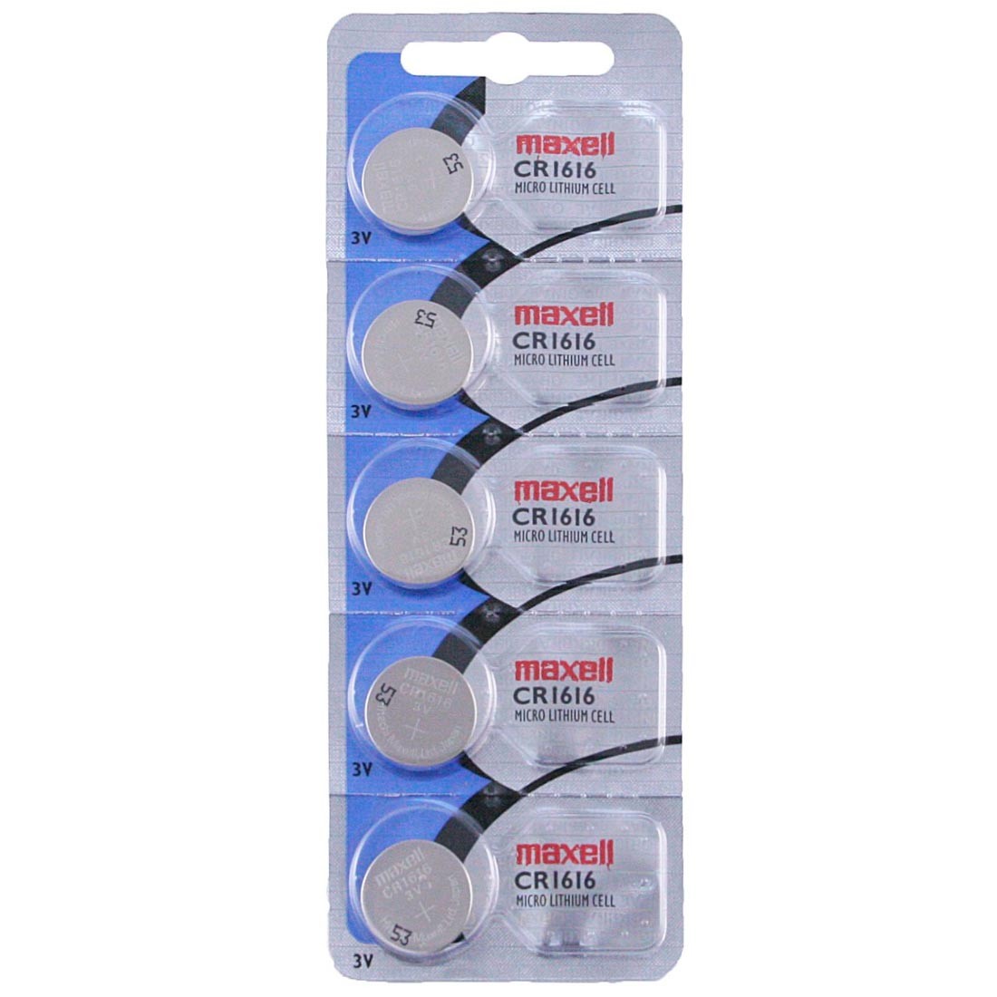 12 Maxell CR1616 3V Lithium Button Battery Replacement ECR1616 DL1616