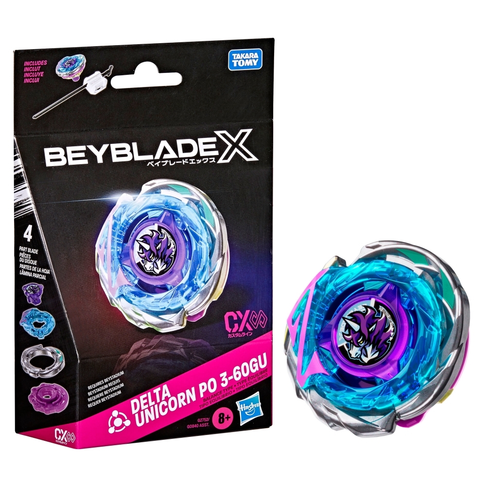 【新品未開封】ユニコーンデルタPO3-60GU ＆ PO1-80GR セット Beyblade X Starter Pack - Delta Unicorn PO 3-60GU with Launcher | eBay