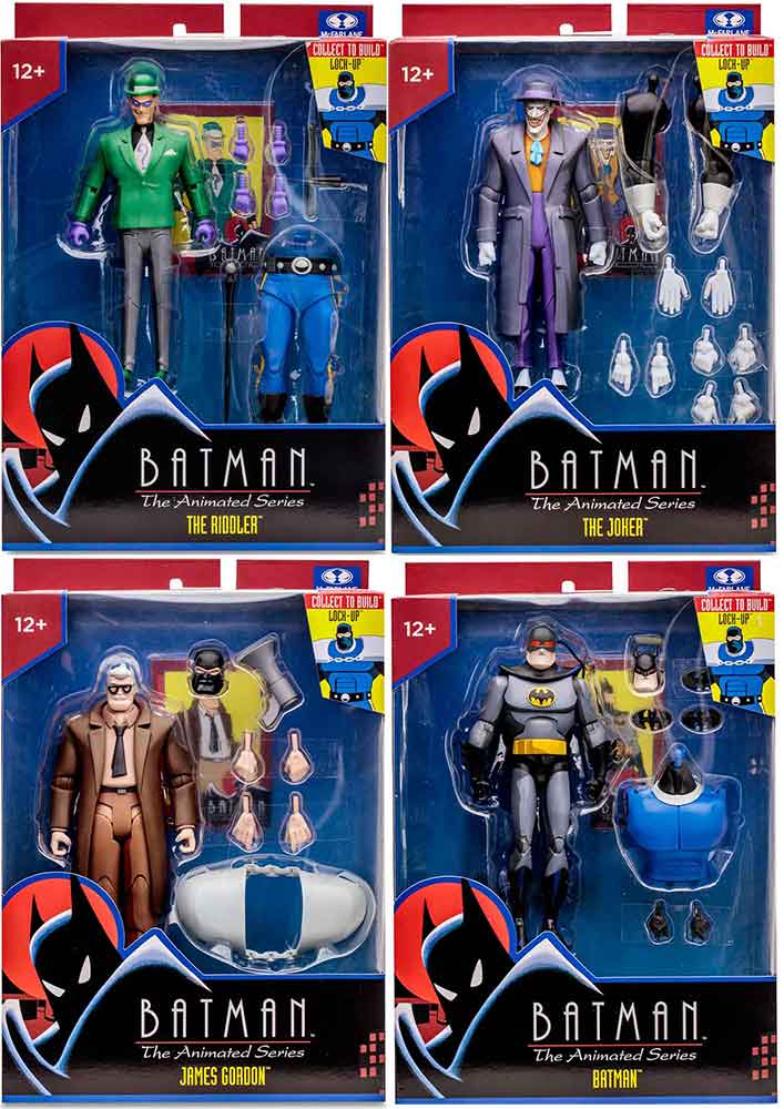 DCダイレクト バットマン アニメイテッド ロックアップシリーズ 4体セット DC Direct Batman The Animated Series 7 Inch Figure BAF Lock