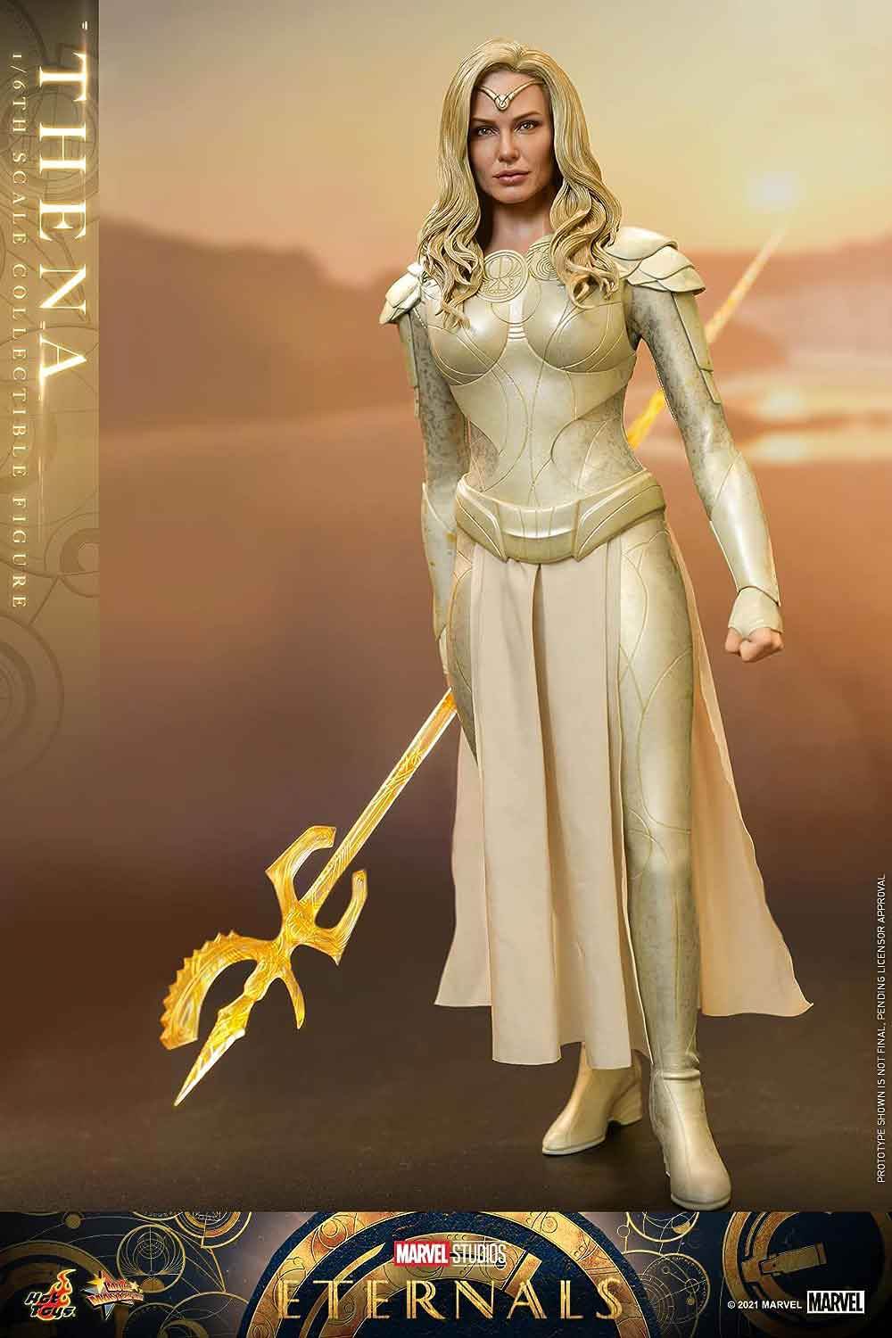 新品未開封Hottoys ホットトイズ MMS628 1/6 『エターナルズ』セナ  Eternals - Thena Eternals 12 Inch Action Figure 1/6 Scale - Thena Hot Toys 909955
