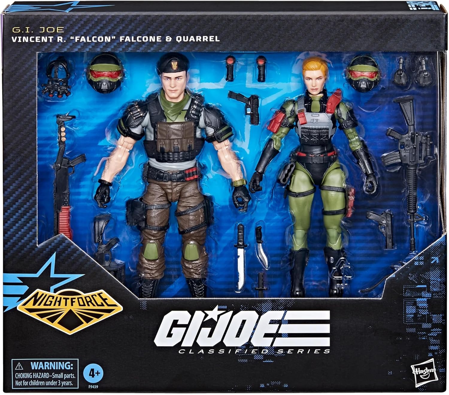 G.I. Joe Classified Figure Night Force 2-Pack - Falcon & Quarrel