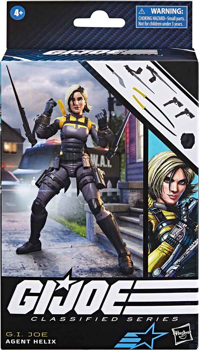 G.I. Joe Classified Series Agent Helix, figura de acción coleccionable