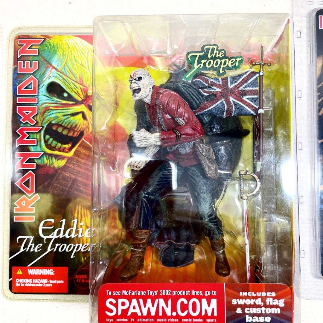 IRON MAIDEN Eddie The Trooper マクファーレントイズ Amazon.com: McFarlane Toys - Music Maniacs Metal Trooper