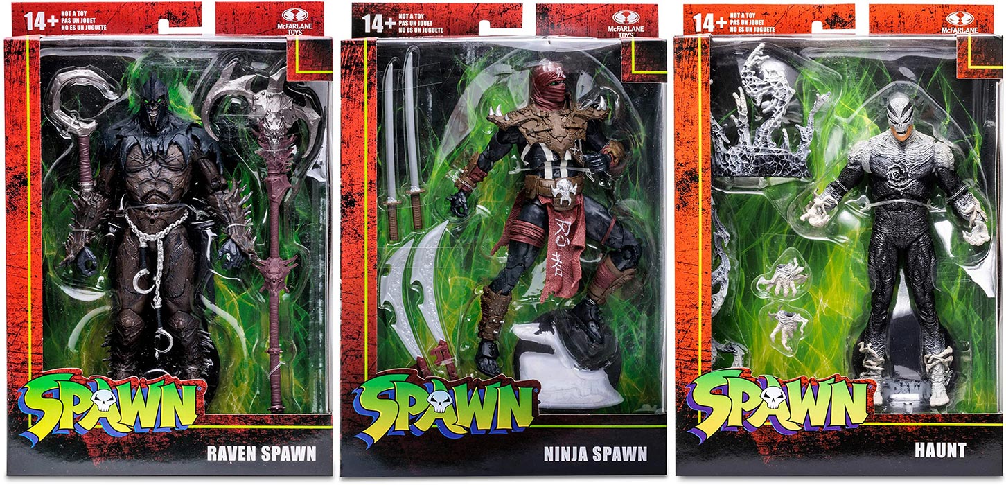 SPAWN スポーン　アンジェラ 3個セット スポーン・ウルトラ・アトラクションフィギュア アンジェラ3体