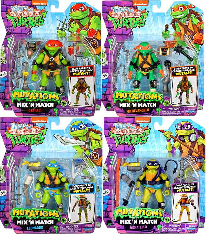 Teenage Mutant Ninja Turtles 4.5 Inch Figure Mix N Match Wave 2