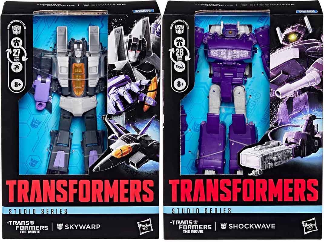 Voyager Set Of 2 Skywarp - Shockwave In Stock