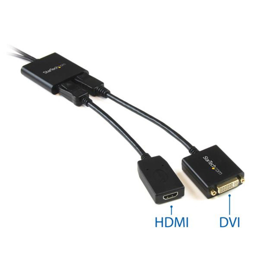Mini Displayport To Displayport MultiMonitor Splitter 2