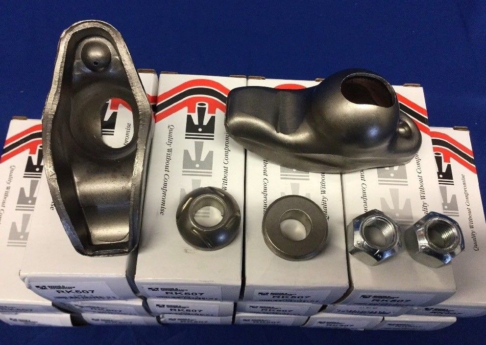 Long Slot Rocker Arm SBC Chevy 283, 327, 350, 383, 400 Grooved Ball 1.5