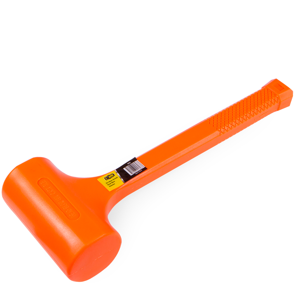 4 LB Spark and Rebound Resistant Neon Orange Dead Blow Hammer