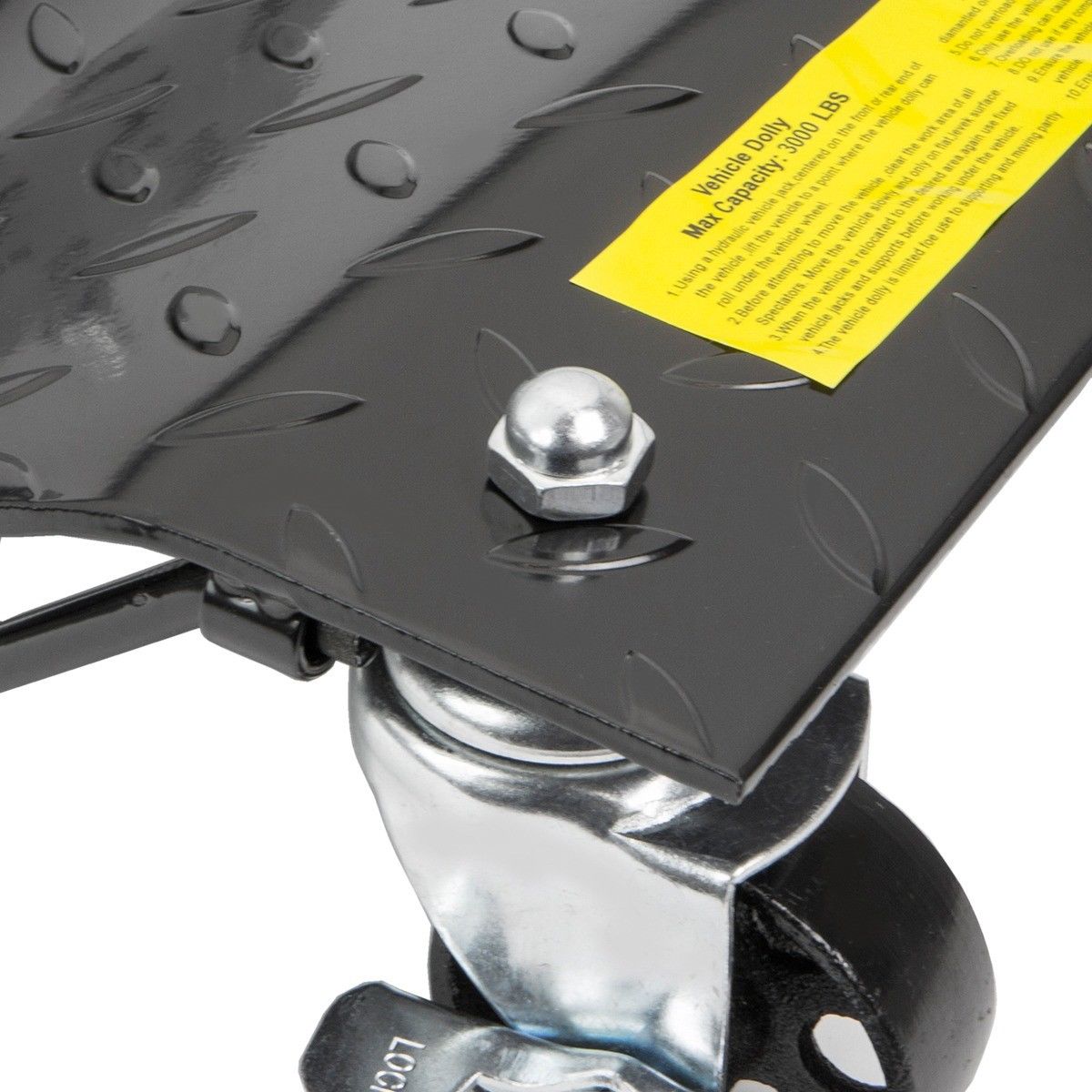 Set of (4) 3" Set Tire Wheel Dollies Dolly Vehicle Car Auto Repair