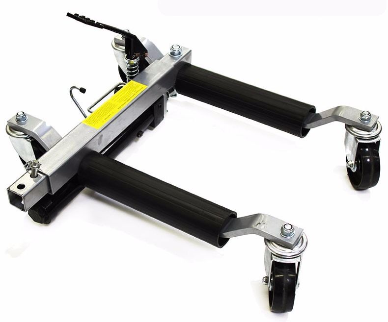 2pc 1500lb HYDRAULIC Positioning Car Wheel Dolly Jack Lift hoists
