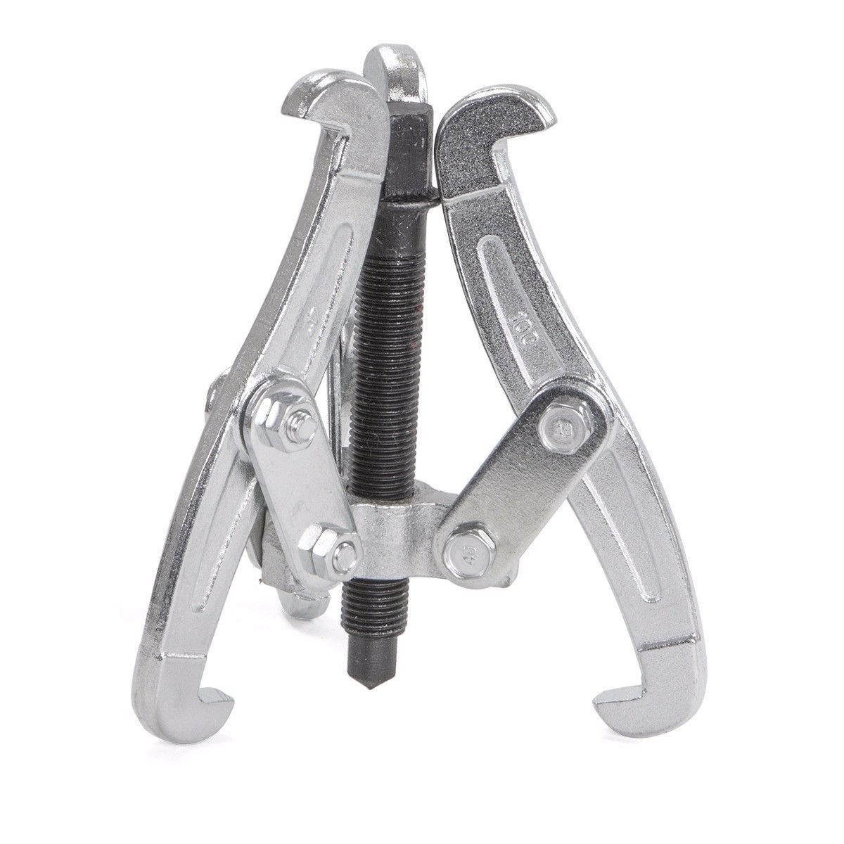 4 PC GEAR PULLERS SET NICKEL PLATED AUTO TOOLS 3 JAW SIZE 3 4 6 8 INCH