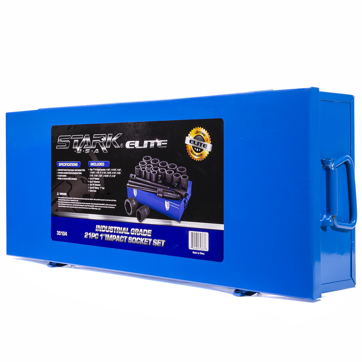 21PC SAE Professional truck industrial 1" DR Jumbo Impact Sockets Set