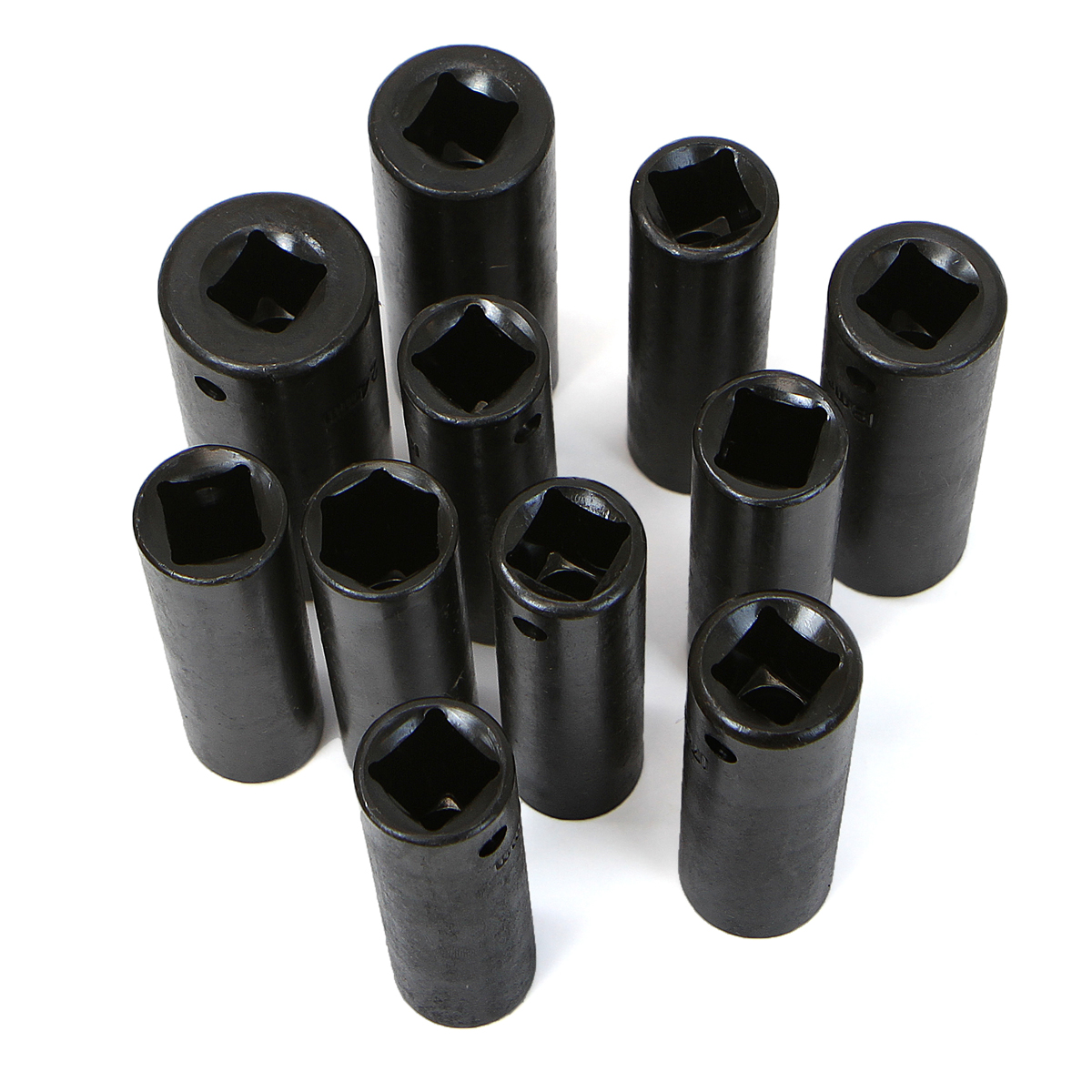 12pc 1/2" Dr Drive Deep Air Impact Socket Sockets Set Metric w