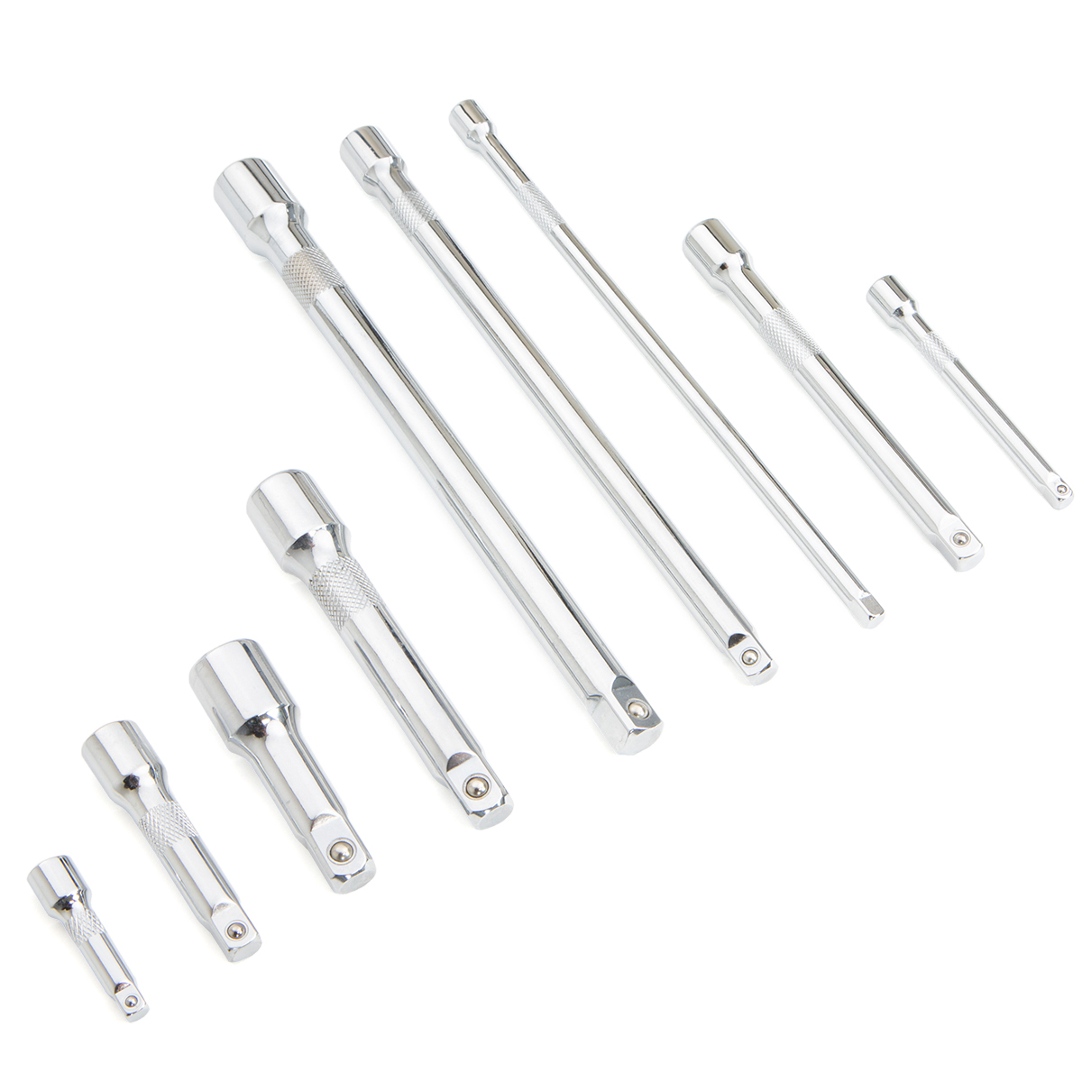 9pc Wobble Socket wrench Bar Extension Set 1/4" 3/8" 1/2" Dr Drive w