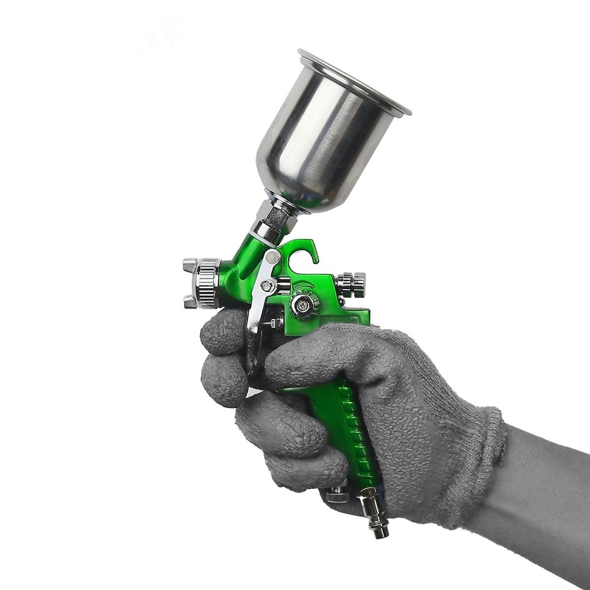 3 HVLP Air Spray Gun Kit Auto Paint Car Primer Detail Basecoat Clearcoat w/ Case eBay