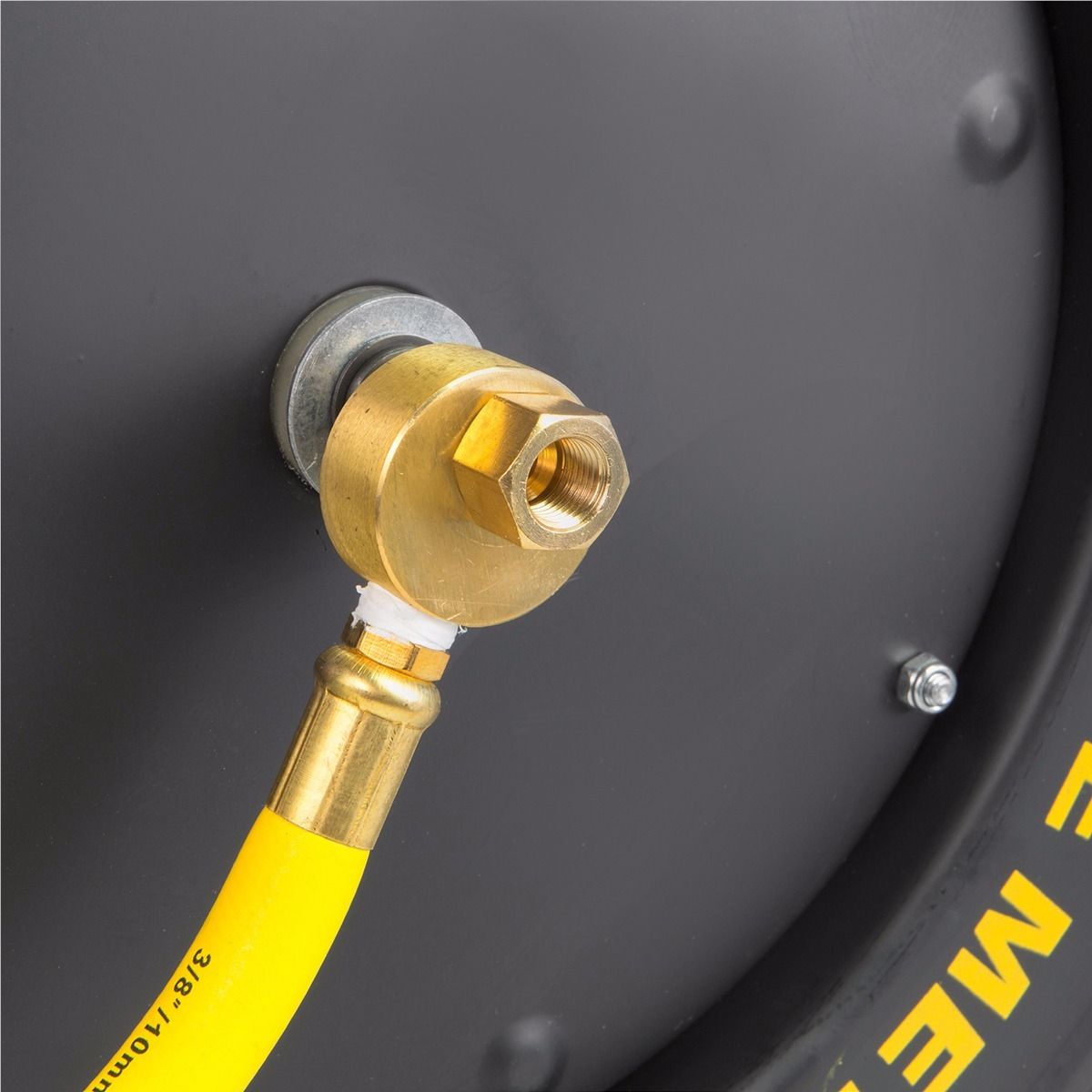 3/8" x 100'ft Retractable Auto Rewind Air Hose Reel (300 PSI) Rubber