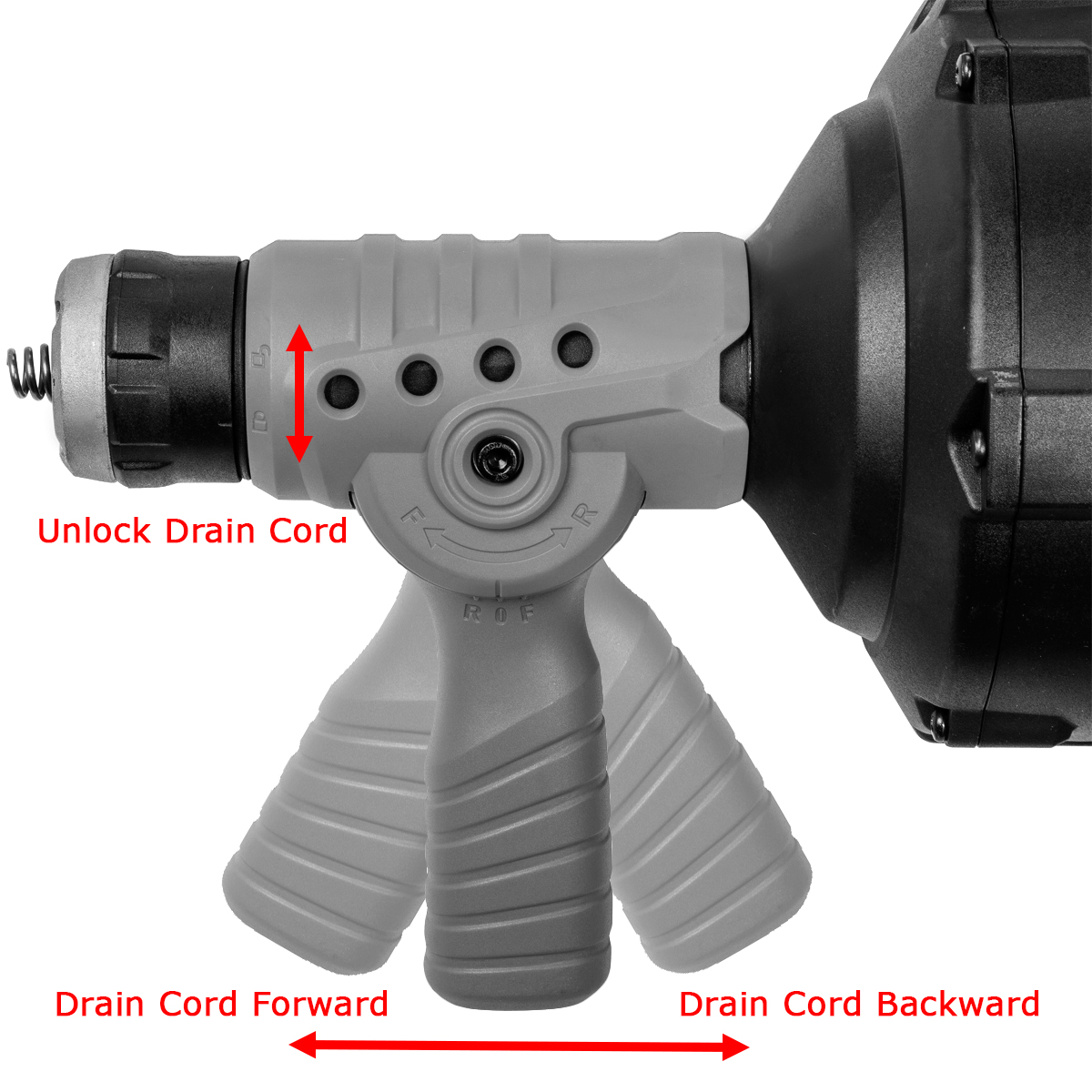 25ft Handheld Drainer Plumbing Dredger Cleaner Drain Snake Auger Unclog