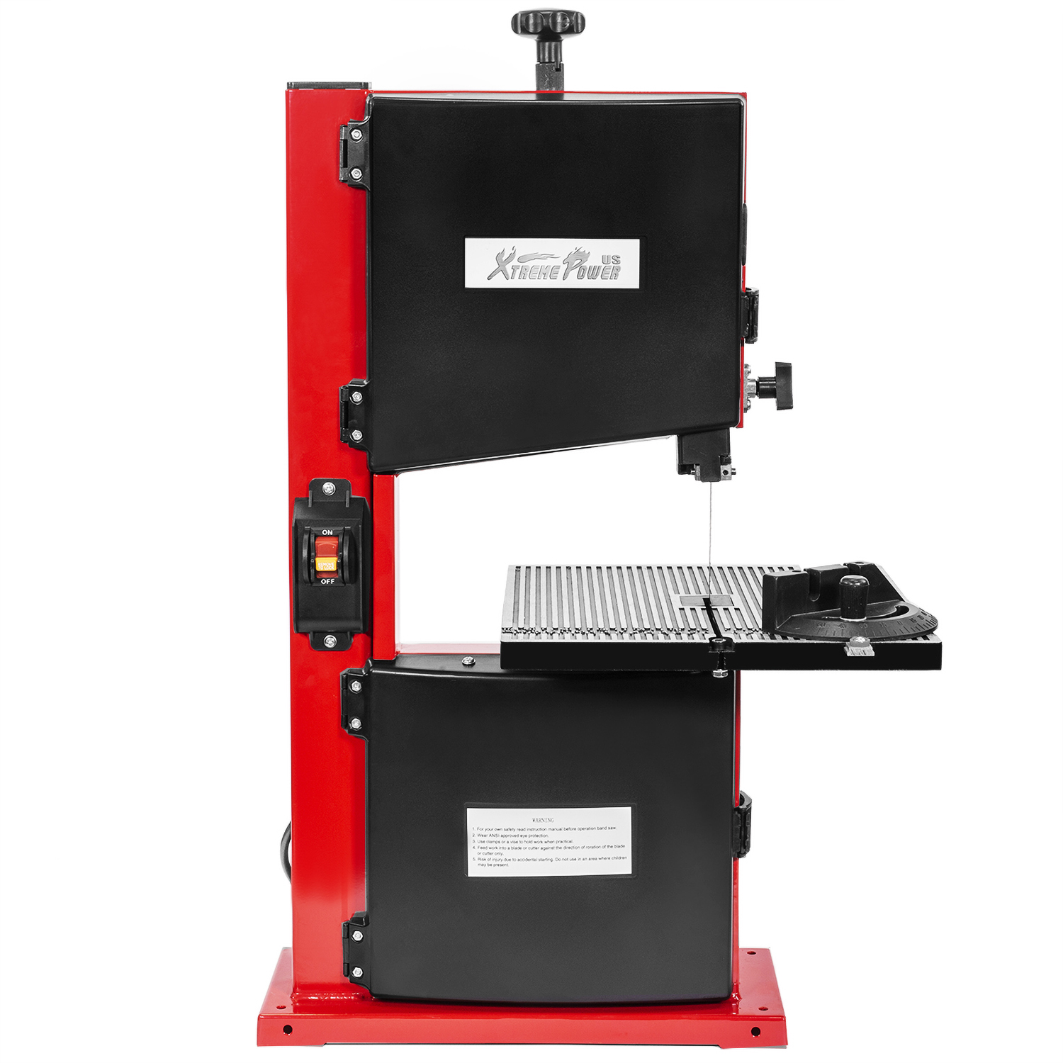 9" Benchtop Stationary Band Saw Woodwork Adjustable Angle DIY w/ Dust