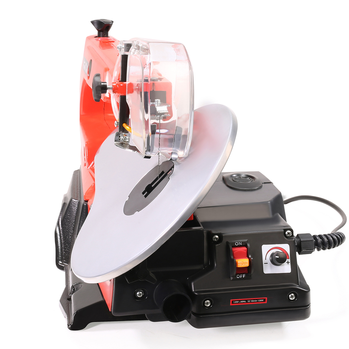 XtremepowerUS Scroll Saw 16 in. Electric Keyless Blade Change Variable