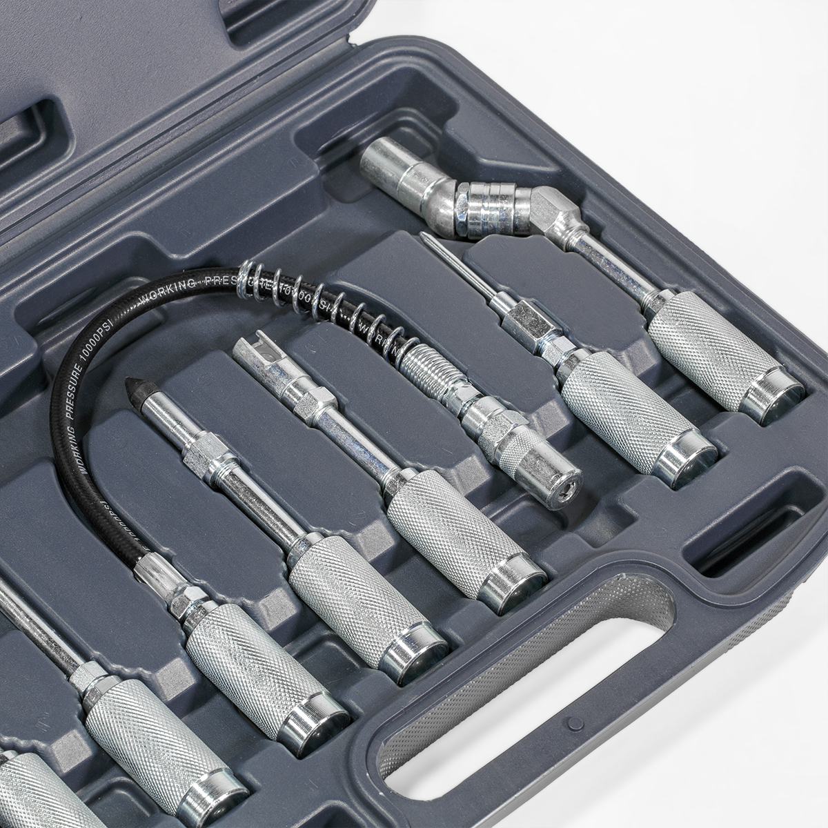 7pc lube lubing hose tip assortment tool set kit zerk adapter fitting
