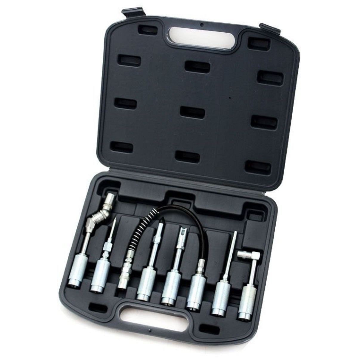 7pc lube lubing hose tip assortment tool set kit zerk adapter fitting