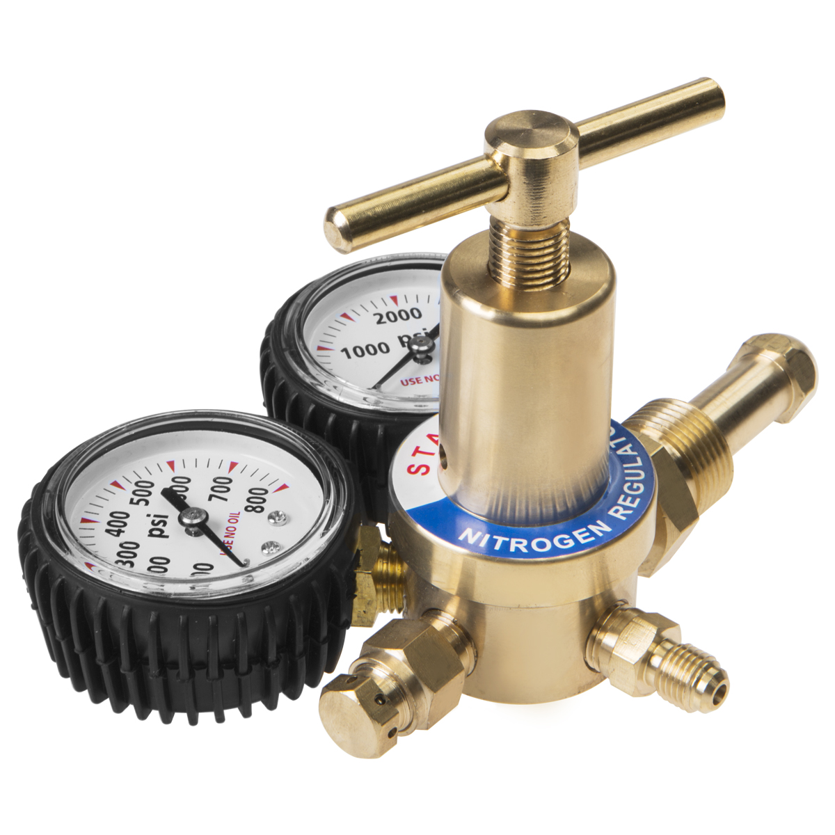 Nitrogen Regulator with 0800 PSI Delivery Pressure CGA580 Inlet