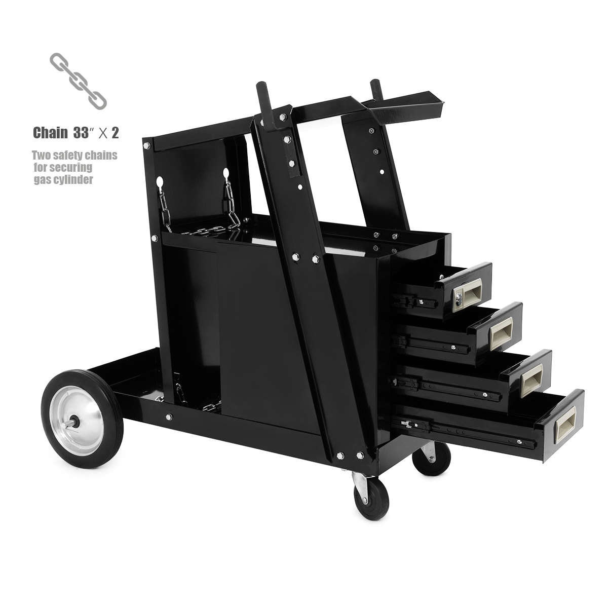 Universal Welding Cart W 4 Drawer Cabinet Mig Tig Arc Plasma