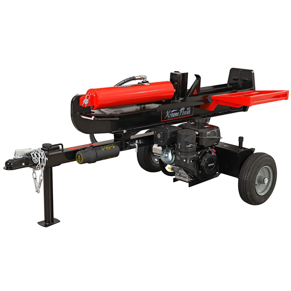 37Ton Gas Hydraulic Horizontal/Vertical Log Splitter Trailer 9.5HP