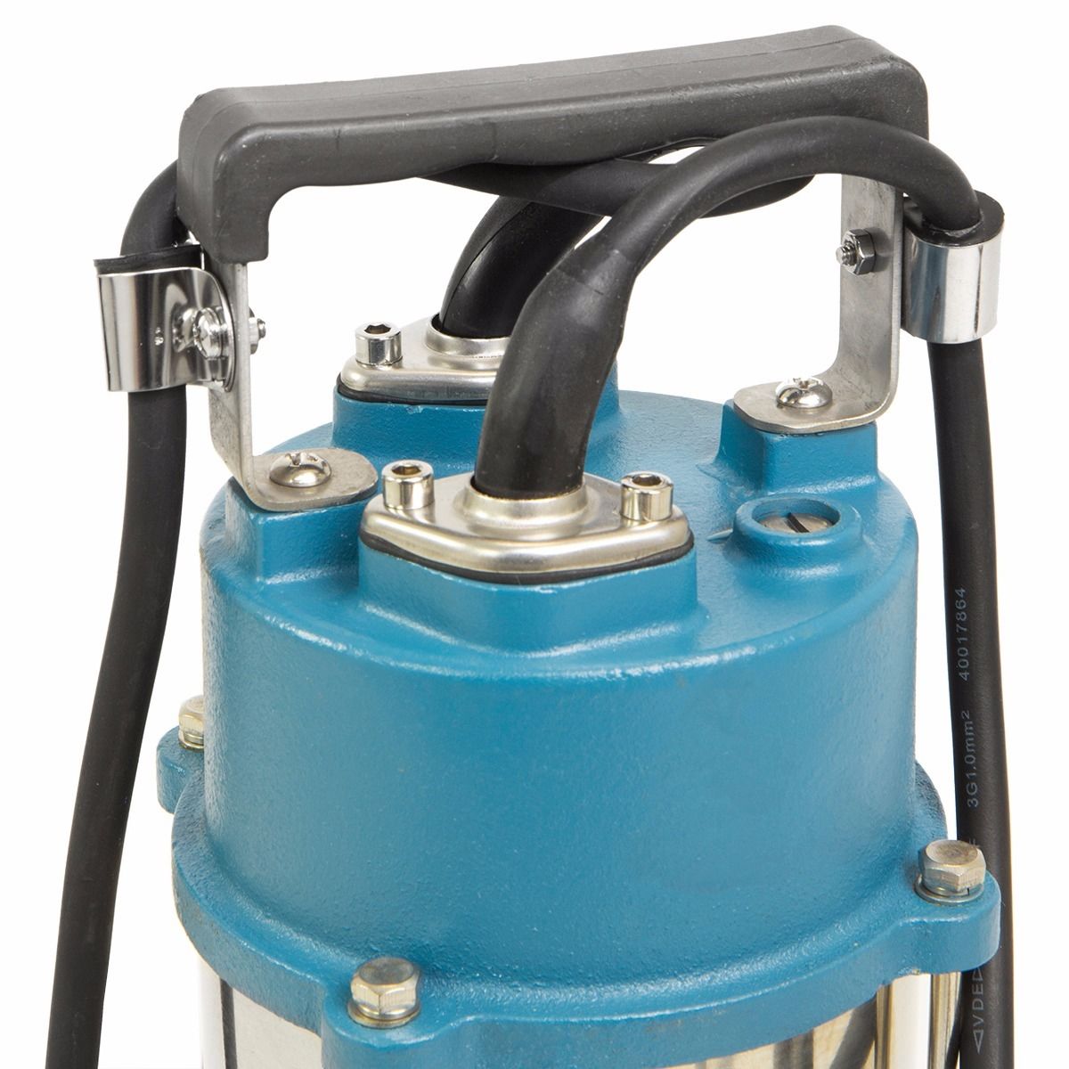 1.5HP Submersible Sewage Pump Sub Pump 7100 GPH Cast Iron Impeller with